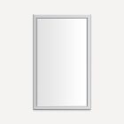 Robern DC2440D4BMGLE76 Main Line 24" W X 39-1/2" H X 4" D Bryn Mawr Framed Single Door Medicine Cabinet in Polished Chrome with Left Side Hinges, Electric