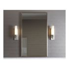 Robern DC2440D4PVGLE77 Decorative Framed Cabinet D4 Penn Valley Gray Electric Left Hinge in Polished Nickel