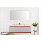Wetstyle DCO6030MR-28 Deco 60" L X 30" H X 7/8" D Mirror in Matte Lacquer Stone Harbour Grey