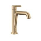 Delta 15849LF-CZ Nicol® 1.2 GPM Deck Mounted Single Handle Bathroom Faucet with Push Pop-Up Drain Assembly in Champagne Bronze