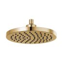 Brizo 81398-PG Essentail™ 1.75 GPM 10" Width Linear Round Single-Function Raincan Shower Head in Brilliance® Polished Gold