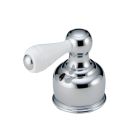 Delta H55CW Lever Handle in Chrome/White