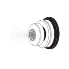 Brizo RP34835-PC Body Jet Spray Shower Accessory in Polished Chrome