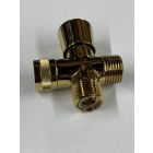 Delta RP36005BB DELTA FAUCET Delta Shower Arm Diverter, Brilliance Brass