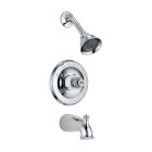 Delta T14478-LHP Leland Monitor 14 Series Tub and Shower Trim Only in Polished Chrome (Rough and Handles Sold Separately)
