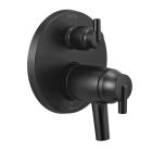Delta T27T859-BL Contemporary TempAssure® 17T Series Valve Trim with Volume Control and Three Function Integrated Diverter in Matte Black (Rough-In Sold Separately) 