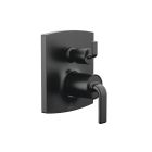 Brizo T75P506-BLLHP Pressure Balance Valve Trim with integrated 3-Function Diverter Trim in Matte Black (Handle Sold Separately)