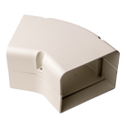 4 Inch SpeediChannel 45 degree Flat Bend for Air Conditioning Line Set Cover System