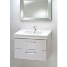 Empire DK24-02GG Daytona 20" H x 23" W x 18" D Vanity with Polished Chrome Handles and 2 Drawers (Sink Sold Separately)