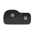 38" Fireclay Double Bowl Undermount Sink in Matte Black by Franke PRK120MB