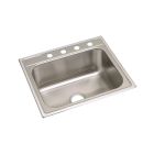 Elkay DPC12522103 Dayton Stainless Steel 25" L x 22" W x 10-1/4" H 3-Hole Single Bowl Drop-in Sink in Premium Highlighted Satin
