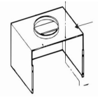 Weil-McLain 443-300-100 Horizontal Draft Hood A