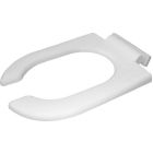 Duravit 0064390000 Starck 3 Elongated Open-Front Toilet Seat with Soft Close in White
