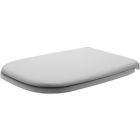 Duravit 0067390000 D-Code Elongated Closed-Front Toilet Seat with Soft Close in White