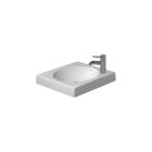 Duravit 0320500000 Architec 19-5/8" L X 19-5/8" W X 5-3/4" H Drop In Square Ceramic Bathroom Sink without Overflow in White