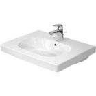 Duravit 03426500002 D-Code 25.63" L X 18.88" W X 6.88" H Rectangular Wall Mounted Bathroom Sink with Overflow in White