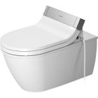 Duravit 2544090092 Darling New 1.6 GPF Wall Mounted Elongated Toilet Bowl Only in White (Seat and Tank Sold Separately) 