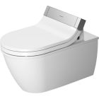 Duravit 2544590092 Darling New 1.6 GPF Wall Mounted Toilet Bowl Only Washdown Model for SensoWash in White (Seat and In-Wall Carrier Sold Separately)