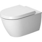 Duravit 2545090092 Darling New 1.6 GPF Wall Mounted Elongated Toilet Bowl Only in White (Seat and Tank Sold Separately)