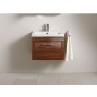 Duravit 2F644606767 39" L X 19" W Wall Mounted Single Drawer Bathroom Vanity Base Only (Vanity Top Sold Separately)