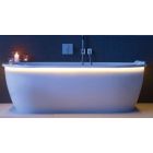 Duravit 700248000000090 Darling New 74-3/4" L X 35-3/8" W X 23-5/8" H Drop-in Acrylic Soaking Bathtub with Panel and Support Frame in White