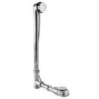 Duravit 790249000001000 Brass Tub Drain Cable Waste and Overflow in Polished Chrome