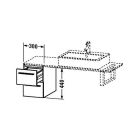 Duravit XL652106262 X-Large Low cabinet for console 2 drawers in Oak Anthracite
