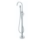 Emory and Bond EB11003PC Floor Mounted Freestanding Tub Filler with Handshower in Polished Chrome