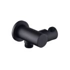 Emory and Bond EB11504BL Hand Shower Holder and Wall Outlet in Black