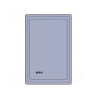Emory and Bond EB203001LED 20" W X 30" H Anti-Fog Function Vertical Mount LED Lighted Vanity Mirror