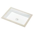 Emory and Bond EB21713 Undermount 17"L x 13"W x 6"H Rectangular Lavatory Sink with 3-Hole Overflow and Centered Drain Hole in Glossy