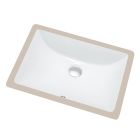 Emory and Bond EB21813 Undermount 18"L x 13"W x 6"H Rectangular Lavatory Sink with Overflow and Rear-Centered Drain Hole in Glossy