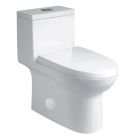 Emory and Bond EB23024 Langford Elongated One-Piece Toilet 1.6 / 1.1 GPF Dual Flush in White