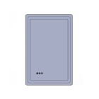 Emory and Bond EB243601LED 24" W X 36" H Anti-Fog Function Dual Mount Vertical/Horizontal LED Lighted Vanity Mirror