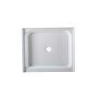 Emory and Bond EB4114236 Acylic Single Threshold 42" L X 36" W Shower Base in White with Three Side Tile Flange and Center Drain