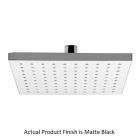 Emory and Bond EB840312BLK Square 8" Shower Head in Matte Black
