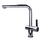 Emory and Bond EBKPL19CPL Leva Series Contemporary Pull Out Single Handle Kitchen Faucet in Polished Chrome