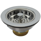 Emory and Bond EBKS019 Duo Sink Strainer in Polished Chrome