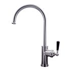 Emory and Bond EBKSG21BN Nero Series Swivel Single Handle Kitchen Faucet in Brushed Nickel