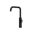 Rohl EC60D1MB Eclissi™ 1.8 GPM Single Hole Bar & Food Prep Kitchen Faucet with U-Spout in Matte Black (Handle Sold Separately)