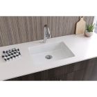 Elkay ELGUAD2519PDWH0 Quartz 25x18.5x5.5 Single Under ADA Sink