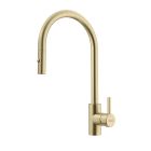 Franke EOS-PD-GLD Eos Neo 1.75 GPM Deck Mounted Single Handle Pull Down Kitchen Faucet in Gold