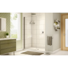 Fleurco EST34-11-40 Banyo Siena Solo Semi Frameless In Line Shower Shield Door in Chrome
