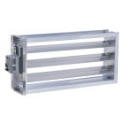 EWC Controls 14X8 ND 14" L X 7" W X 21" H Rectangular Aluminum Motorized Damper 