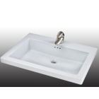 Empire F24W1 Industries Fiorella 24" Single-Hole Ceramic Sink in White (faucet not included)