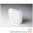 Runtal FEC-4-6R-R001 Right End Cap Baseboard Trim 6"/2" in Almond