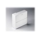Runtal FEC-6-6L-9010 Left End Cap Baseboard Trim 2"/6" in White