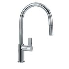 Franke FFP3100 Ambient 1.75 GPM Deck Mounted Single Hole Pull Down Prep Kitchen Faucet with Dual Spray Function in Polished Chrome