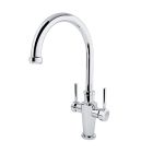Franke FFT5200 Absinthe 1.75 GPM Hot and Cold Filtered Water Dispenser Kitchen Faucet in Polished Chrome
