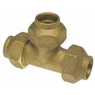 Cast Copper Flare Tee 1 1/4" x 1 1/4" x 1 1/4"